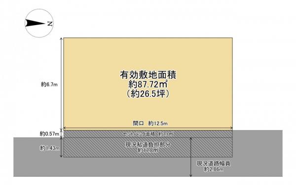 土地 奈良市南京終町１丁目 JR桜井線京終駅 850万円