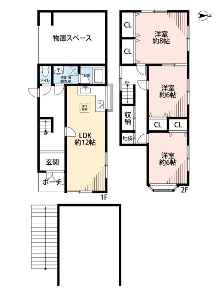 中古戸建 奈良市富雄元町1丁目 近鉄難波・奈良線富雄駅 1,499万円