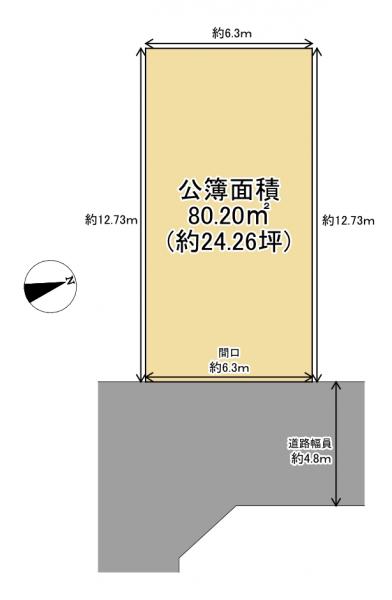 土地 門真市脇田町 JR学研都市線住道駅 1,380万円