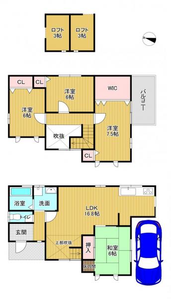 中古戸建 枚方市野村中町23-10 JR学研都市線藤阪駅 2,580万円