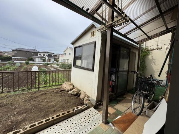 川越市広谷新町　中古戸建 庭