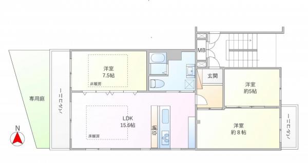 サンシティ東の丘 間取り図