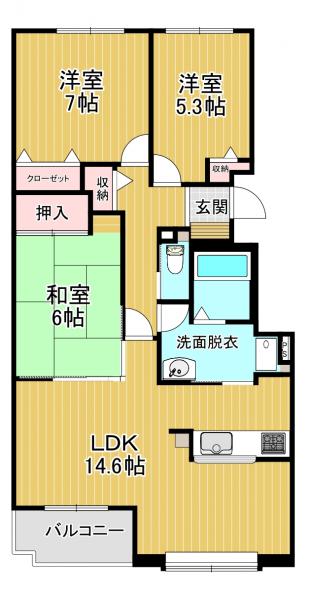 中古マンション 札幌市南区真駒内緑町2丁目 札幌市南北線真駒内駅 1750万円