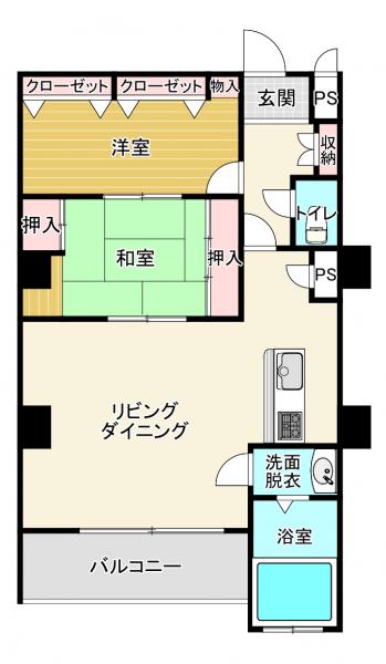 ノースピア定山渓 間取り図 