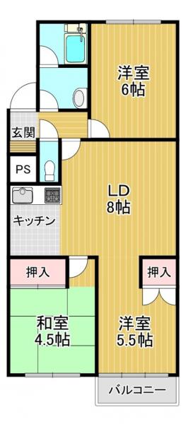 ファミール緑が丘 間取り図 