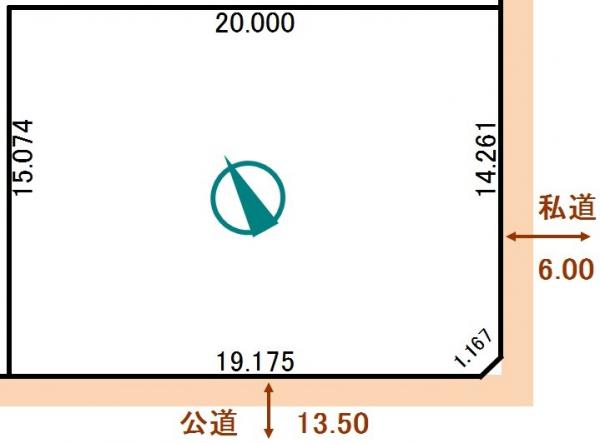 土地 北海道釧路市鶴野 JR根室本線釧路駅 70万円