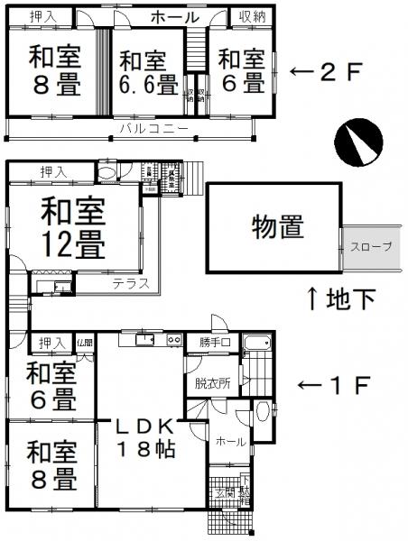 中古戸建 北海道釧路市愛国東4丁目28番8 JR根室本線釧路駅 860万円