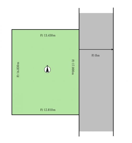 土地 札幌市南区澄川五条１３丁目 札幌市南北線真駒内駅 1,560万円