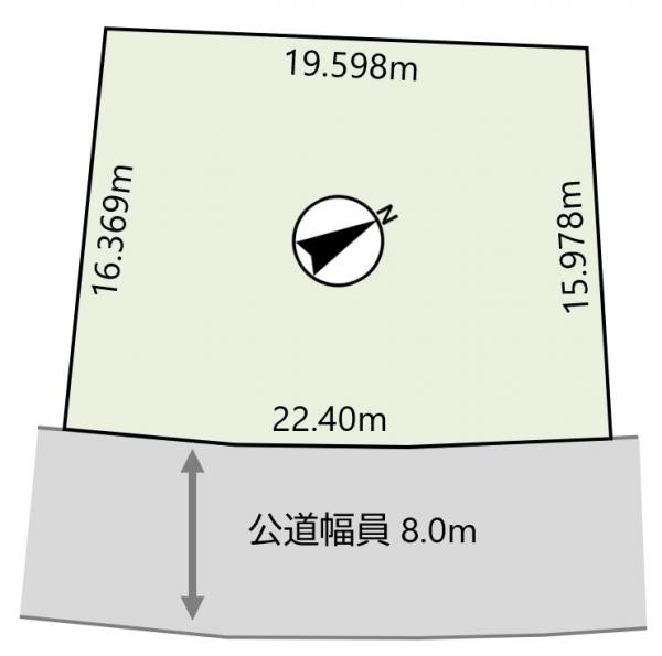 土地 北広島市里見町４丁目8-5 JR千歳線北広島駅 880万円