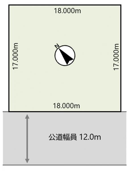 北広島市里見町3丁目 土地図面