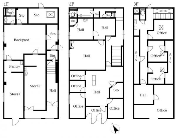 ニューヨークテラスビル 間取り図 