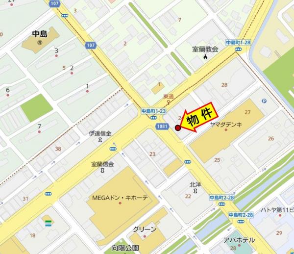 ニューヨークテラスビル 現地案内図 