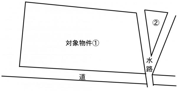 今別町今別中沢　売地 区画図 