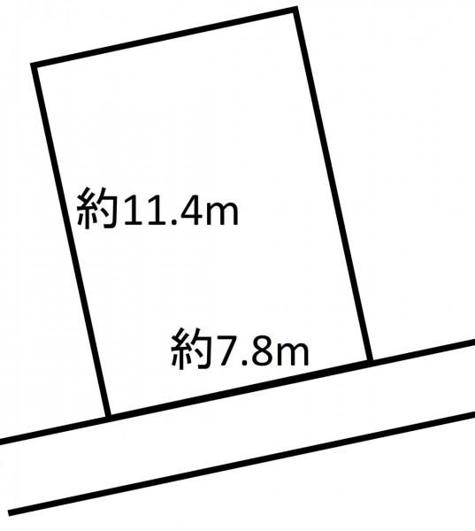 花園2丁目　売地 区画図 
