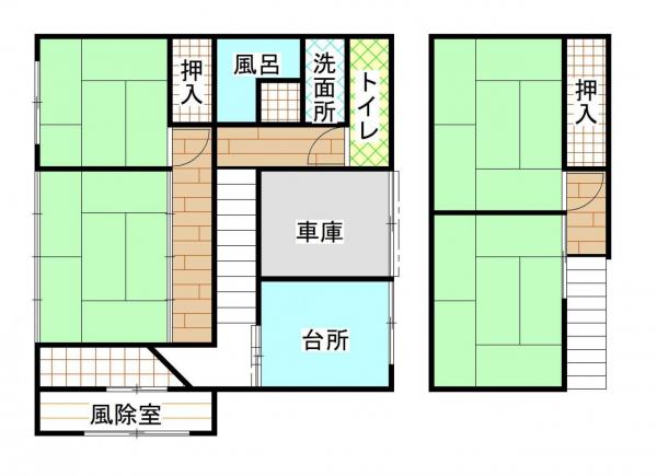 千刈4丁目　売家 間取り図 