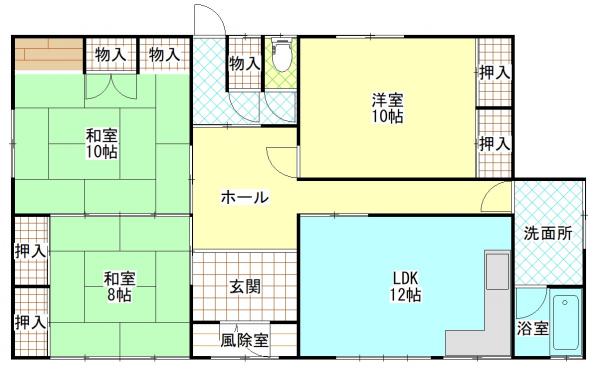 原別遠山　売家 間取り図 