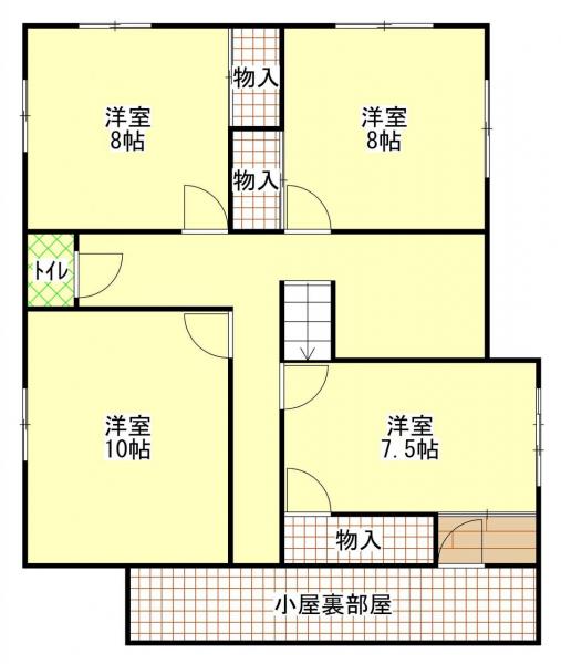 平内清水川　売家 間取り図 