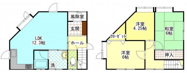 佃1丁目　売家 間取り図 