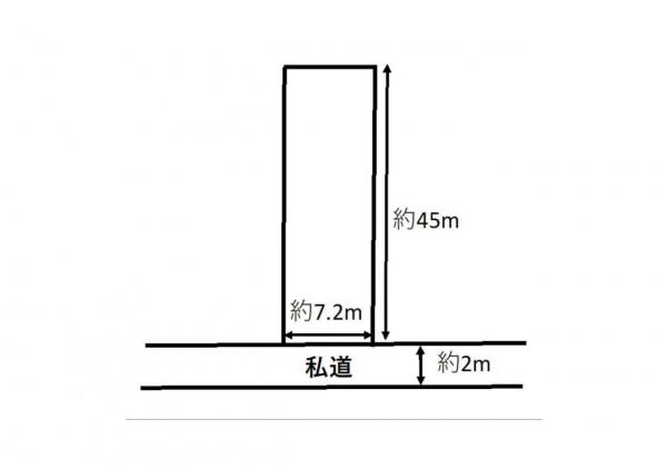 石江江渡　売地 区画図 