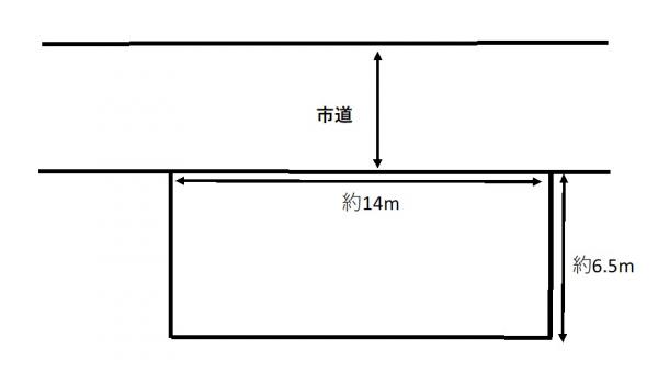 筒井八ツ橋　売地 区画図 