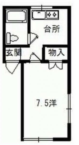 長島3丁目　売アパート 間取り図 