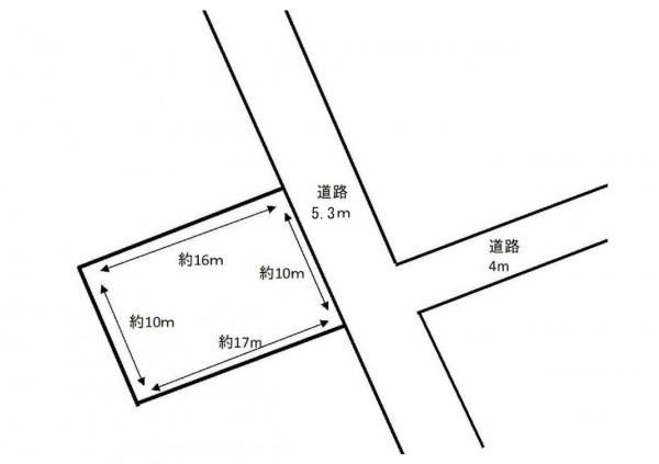 富田1丁目　売地 区画図 