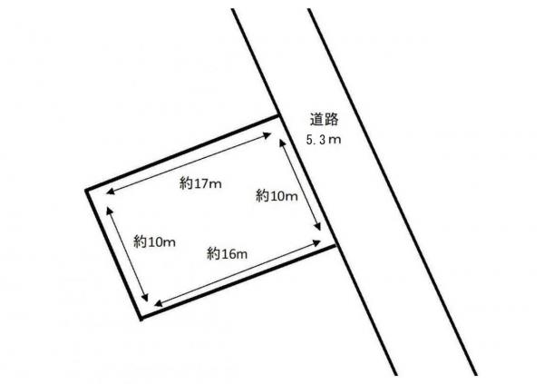富田1丁目　売地 区画図 