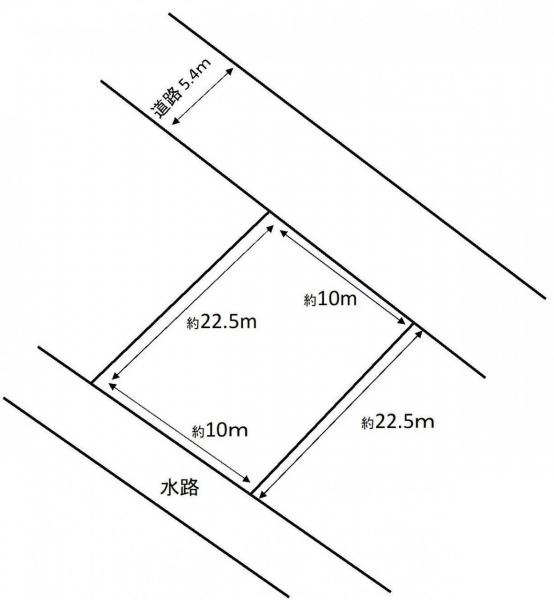 富田１丁目　売地 区画図 