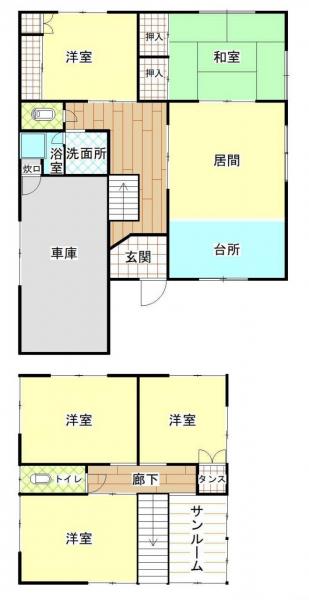 三内丸山　売家 間取り図 