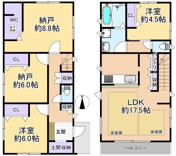 新築戸建 練馬区大泉学園町6丁目 西武池袋線大泉学園駅 4690万円