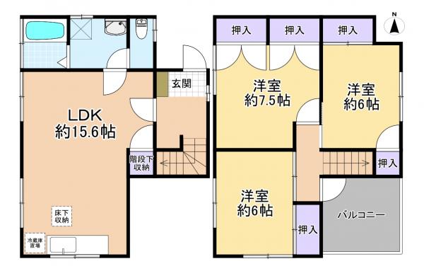 中古戸建 練馬区大泉学園町8丁目 西武池袋線大泉学園駅 1290万円