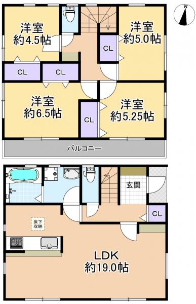 新築戸建 練馬区大泉学園町6丁目 西武池袋線大泉学園駅 5480万円