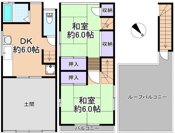 中古戸建 練馬区大泉町6丁目 西武池袋線大泉学園駅 1500万円