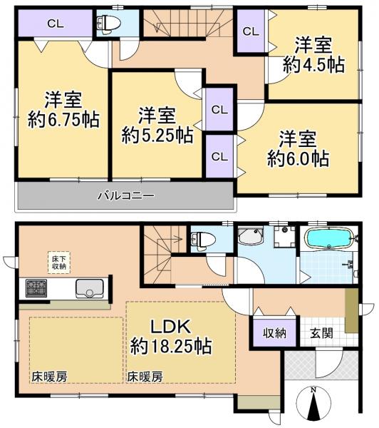 新築戸建 新座市池田4丁目 西武池袋線大泉学園駅 3480万円