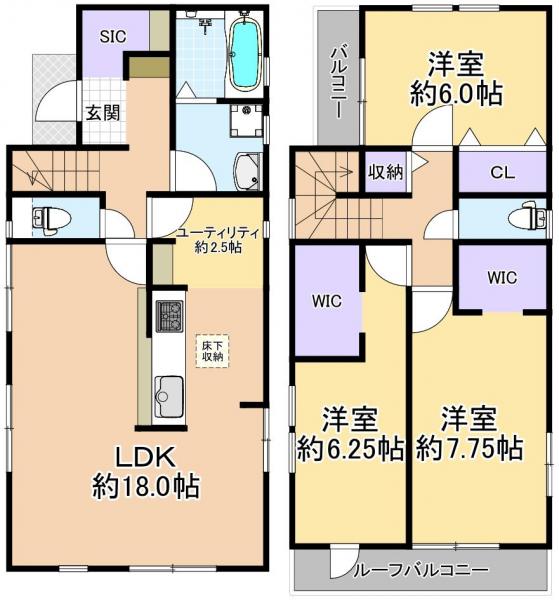 新築戸建 練馬区石神井台3丁目 西武池袋線大泉学園駅 6990万円