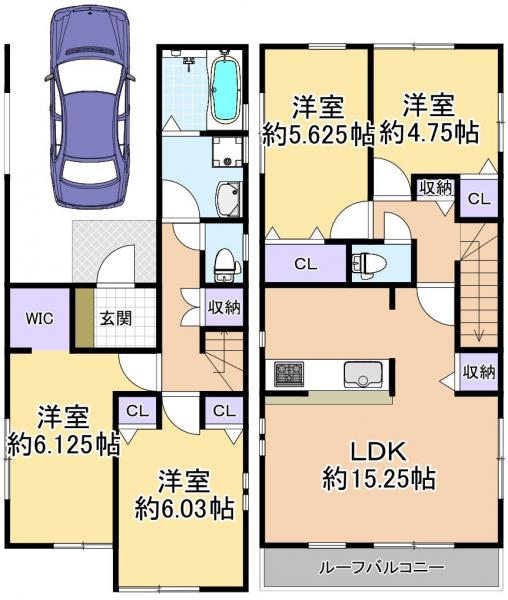 新築戸建 練馬区石神井台3丁目 西武池袋線大泉学園駅 6900万円