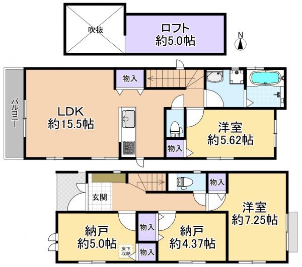 石神井台８丁目 間取り図 