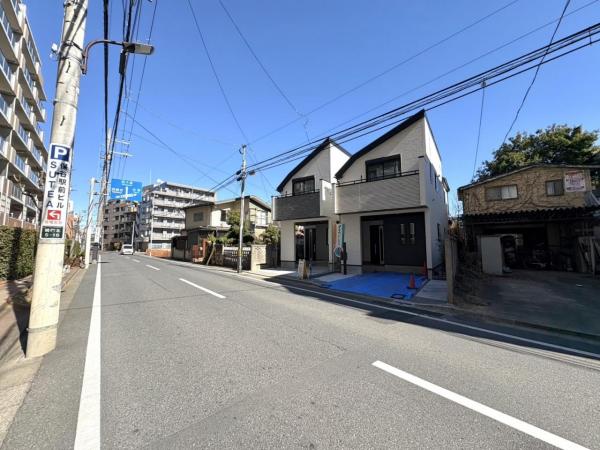 石神井台８丁目 前面道路含む現地写真 