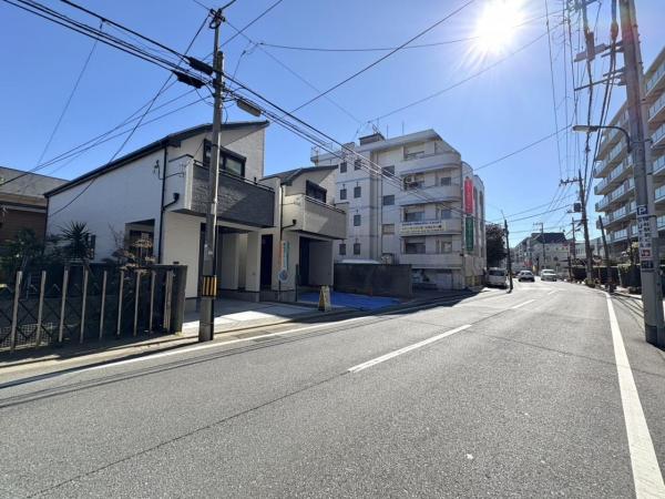 石神井台８丁目 前面道路含む現地写真 