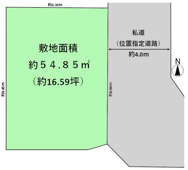 新座市栄４丁目 区画図 