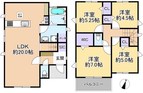 新築戸建 練馬区石神井台６丁目 西武新宿線武蔵関駅 6,580万円