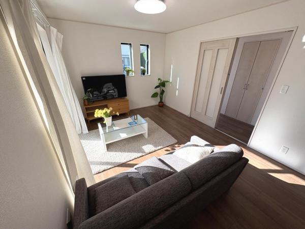 練馬区西大泉４丁目新築分譲住宅 リビング 