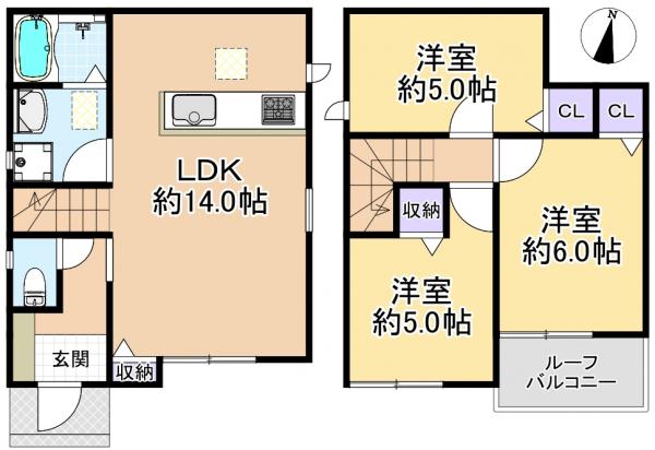新築戸建 西東京市中町４丁目 西武新宿線東伏見駅 5,180万円