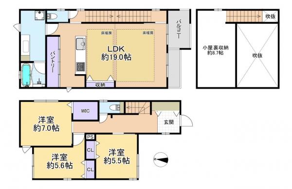 新築戸建 練馬区東大泉３丁目 西武池袋線大泉学園駅 1億2,400万円