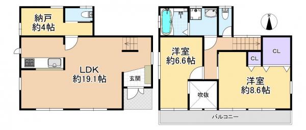 中古戸建 練馬区大泉学園町８丁目 西武池袋線大泉学園駅 4,480万円