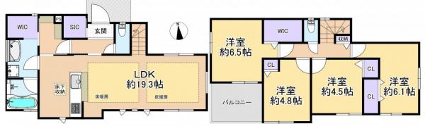 新築戸建 練馬区大泉学園町５丁目 西武池袋線大泉学園駅 6,180万円