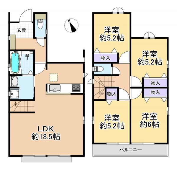 新築戸建 練馬区土支田3丁目 西武池袋線石神井公園駅 6,990万円