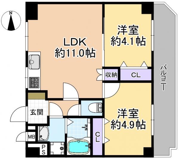 中古マンション 練馬区関町南４丁目 西武新宿線武蔵関駅 1,700万円