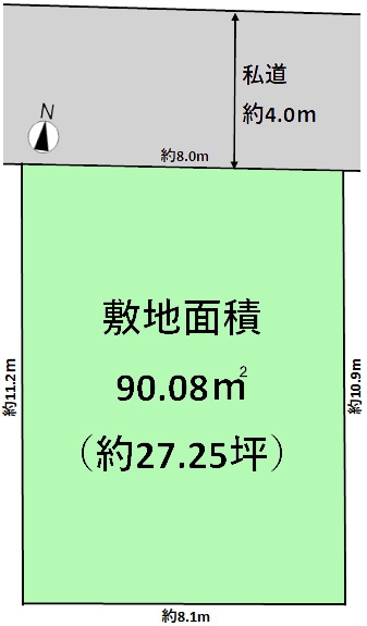 土地 練馬区石神井台２丁目 西武新宿線上石神井駅 5,180万円