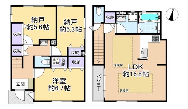 新築戸建 練馬区石神井台８丁目 西武新宿線武蔵関駅 6,099万円